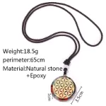 Picture of Mulany MN108 7 Chakra Flower of Life Orgone Pendant