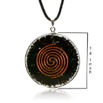 Picture of Mulany MN304 Lucent Sacred Geometry EMF Protection Orgone Pendant   