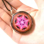 Picture of Mulany MN305 Flower Of Life EMF Protection Orgone Pendant 
