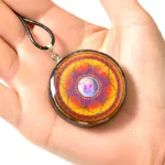 Picture of Mulany MN314 Peace On Earth EMF Protection Orgone Pendant  