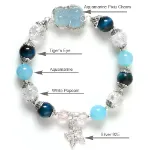 Picture of Mulany MB8065 Aquamarine With Pixiu Charm Healing Bracelet