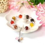 Picture of Mulany MB8056 Multicolor Stone With Beads Charm Healing Bracelet 