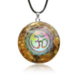 Picture of Mulany MN507 Moonstone EMF Protection Orgone Pendant