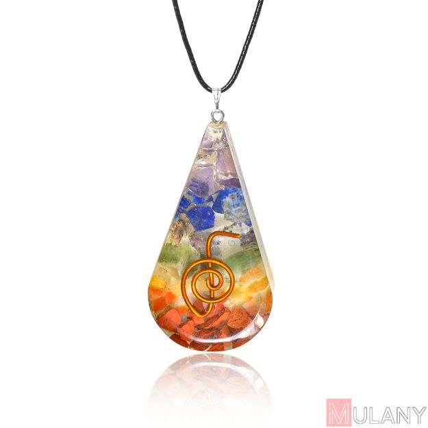 Picture of Mulany MN113 Chakra EMF Protection Orgone Pendant