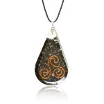 Picture of Mulany MN114 Tourmaline EMF Protection Orgone Pendant