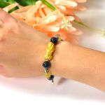 Picture of Mulany MB8024 Rutilated Quartz With Pixiu Charm Healing Bracelet