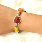 Picture of Mulany MB8057 Multicolor Stone With Fox Charm Healing Bracelet 