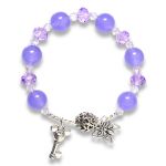 Picture of Mulany MB8043 Amethyst Stone Healing Bracelet   
