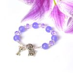 Picture of Mulany MB8043 Amethyst Stone Healing Bracelet   